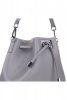 Bőr táska shopper bag Vittoria Gotti szürke 8224